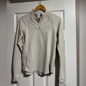 Lululemon Cream Quarter-Zip Sweater